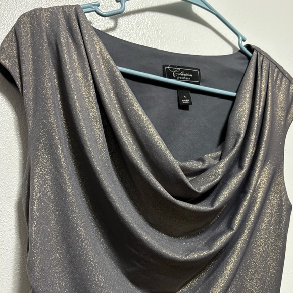 DRESS BARN shimmery Dress size 4 - Picture 4 of 11